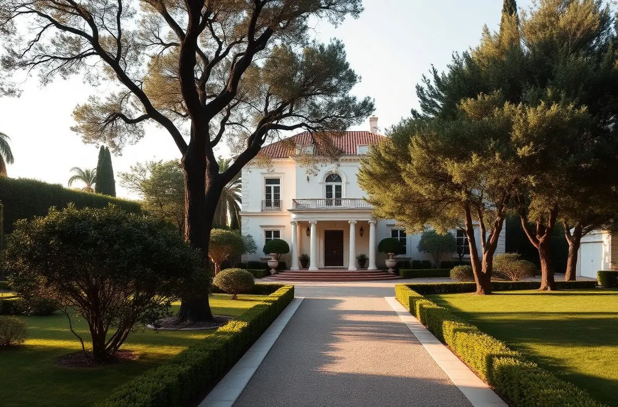 Villa élégante avec jardin établi dans le quartier discret de Chantilly à Casablanca