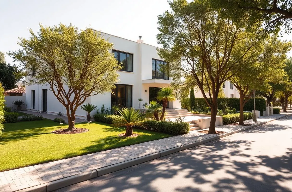 Villa familiale avec jardin dans le quartier de Longchamp à Casablanca