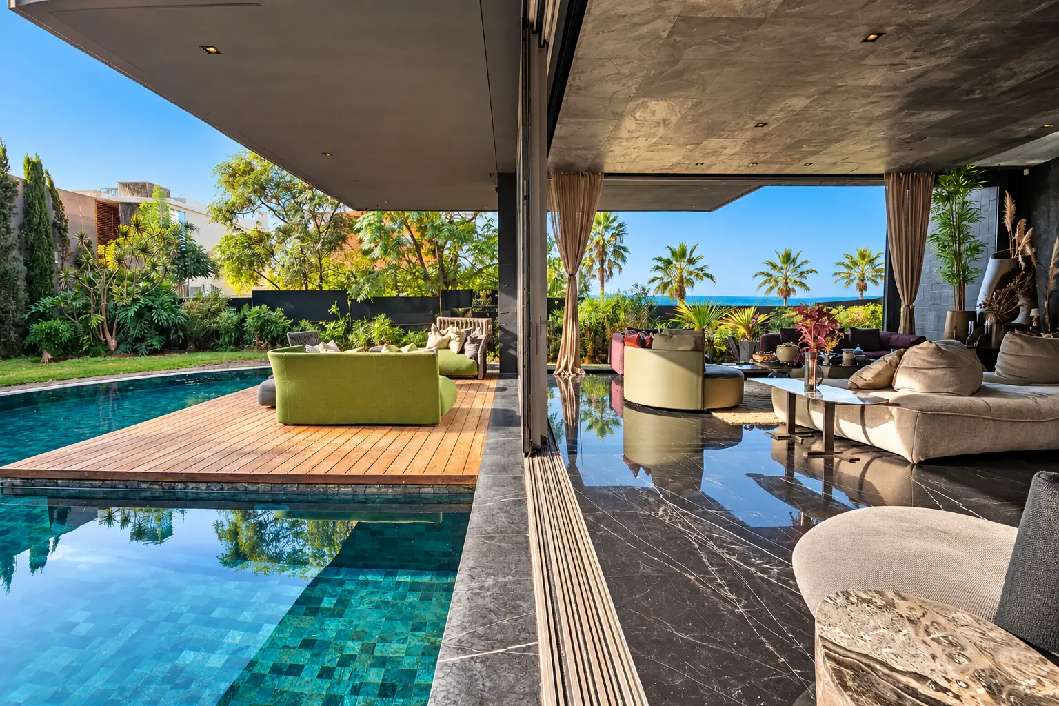 Villa d'architecte avec vue mer à Ain Diab Extension 8